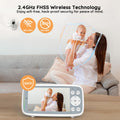 2026 Upgraded Boifun Baby Monitor No Wi-Fi, Baby Camera with 4" 720P IPS Screen, Night Vision, 3X Zoom, Two-Way Audio, Temperature Monitoring, Lullabies, Sound Detection, Just Turn On & Go 🍁 All In One Marketplace Canada