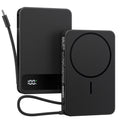Magnetic Power Bank, 10,000mAh Wireless Portable Charger for Mag-Safe 15W Fast Charging, Battery Pack with USB-C/Lightning Cable 22.5W in/Out for iPhone 17/16/15/14/13/12 Series, AirPods & More 🍁 All In One Marketplace Canada