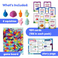 THE FIDGET GAME SquishyLand in Rainbow Reef - Educational & Phonics Learning Activities for Children in Pre-K to 2nd Grade - Mochi Squishy Toys Set with Board Game (2-6 Players) & Card Packs Included 🍁 All In One Marketplace Canada