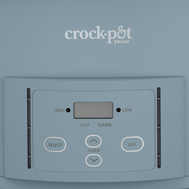 Crock-Pot Design Series 7-Quart Programmable Slow Cooker, Morning Haze Blue 🍁 All In One Marketplace Canada
