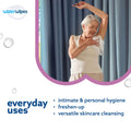 WaterWipes Sensitive+ Body & Intimate Wipes, 3-In-1 Cleans, Cares, Protects, 99.9% Water, Unscented & Hypoallergenic Hygiene Wet Wipes, Adult Care, 90 Wipes (3 Packs) 🍁 All In One Marketplace Canada