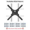 MOUNTUP TV Wall Mounts for Most 26-60 Inches TVs, Full Motion TV Bracket with Swivel and Extension, Articulating Arms, Tilt, Leveling, Single Stud Design, Max VESA 400x400mm up to 77lbs, MU0009 🍁 All In One Marketplace Canada