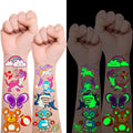 Temporary Tattoos Kids 400 Pcs Glow In The Dark Tattoos for Kids,Waterproof Skin Fake Tattoos Stickers for Boy and Girl,Luminous Kids Tattoos for Birthday Game Activities Holiday Party Favors etc 🍁 All In One Marketplace Canada