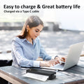 Gloryang Inkless Portable Printer for Travel, Wireless Thermal Printer Supports 8.5 x 11 Inch & A4 Size, Bluetooth Printer Includes Carry Case and 3 Rolls of Thermal Paper Kit, Black 🍁 All In One Marketplace Canada