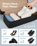 HOTOR Travel Duffel Bag - Large Weekender Bags for Women, Carry On Bag with Shoe Compartment, Overnight Bag with Toiletry Bag for Travel Essentials and Travel Accessories, Black, 34.0 x 45.0 x 20.0 cm 🍁 All In One Marketplace Canada