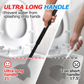 FORASTO 2 in 1 Toilet Brush and Plunger Set, Extended Handle, Bathroom Cleaning Tools, Toilet Bowl Brush and Plungers Combo, Bathroom Cleaning Supplies, Charcoal 🍁 All In One Marketplace Canada