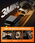 SEALIGHT 2026 Brightest H13 9008 LED Headlight Bulbs, 90,000LM 1200% Brighter, 6500K Cool White, 1:1 Halogen Size Wireless, 3 Min Plug and Play Halogen Replacement Conversion Kit, Pack of 2 🍁 All In One Marketplace Canada