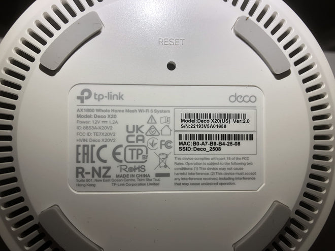 TP-Link Deco AX1800 WiFi 6 Mesh System (Deco X20) - Covers up to 5,800 Sq. Ft., Replaces Wireless Internet Routers and Extenders, 6 Ethernet Ports in Total, Supports Ethernet Backhaul, 3-Pack 🍁 All In One Marketplace Canada