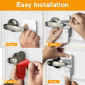 Jolik Improved Childproof Door Lever Lock(2 Pack)& Handles Premium Bonding Adhesive - door handle child proof 🍁 All In One Marketplace Canada