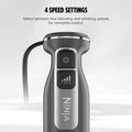 Ninja Immersion Blender & Whisk, 4 Speeds, 4oz/120mL, Dark Grey, CI201CGY 🍁 All In One Marketplace Canada