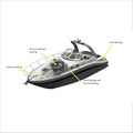 SIKA - Multi-Purpose Adhesive and sealant for Boats - Sikaflex-291 - Black - Marine use - Makes Elastic and Vibration-Resistant Seals - Low Odour - 300 mL 🍁 All In One Marketplace Canada