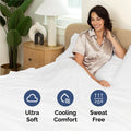 King Size 4 Piece Sheet Set - Comfy Breathable & Cooling Sheets - Hotel Luxury Bed Sheets for Women & Men - Deep Pockets, Easy-Fit, Extra Soft & Wrinkle Free Sheets - White Oeko-Tex Bed Sheet Set 🍁 All In One Marketplace Canada