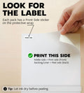 Premium Printable Vinyl Sticker Paper for Inkjet Printer and Laser - 20 White Matte Sticker Paper Waterproof - Durability Adhesive Paper 8.5 x 11, Fast Dry, Holds Ink Well, Great for Cutting Machines 🍁 All In One Marketplace Canada
