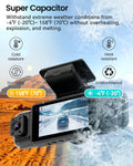 IIWEY N5 4 Channel Dash Cam, 360° All-Sides View, FHD 1080P Front and Rear Inside, Left Right Dash Camera for Cars, 8 IR Lamps, 5G WiFi & APP Control, 24H Parking Mode, G-Sensor, with a 128GB SD Card 🍁 All In One Marketplace Canada