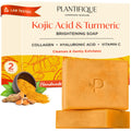 PLANTIFIQUE Kojic Acid Soap for Hyperpigmentation, Lab Tested - Turmeric Soap 2 Bars with Hyaluronic Acid, Collagen, Vitamin C for Dark Spots - Face Wash, 160g / 5.64 oz 🍁 All In One Marketplace Canada