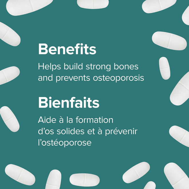 Webber Naturals Calcium Ultra, Enhanced Absorption, 280 Tablets, Helps Build Strong Bones, Vegan 🍁 All In One Marketplace Canada