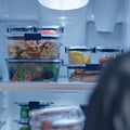 Rubbermaid Brilliance Glass Food Storage Containers, Set of 9 Food Containers with Lids (18 Pieces Total), BPA Free and Leak Proof 🍁 All In One Marketplace Canada