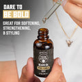 Viking Revolution - Beard Oil - All Natural Beard Oil Men with Argan Oil & Jojoba Oil - Softens, Smooths & Strengthens - Beard Conditioner - Gifts For Men - Spiced Vanilla - 30 ml 🍁 All In One Marketplace Canada