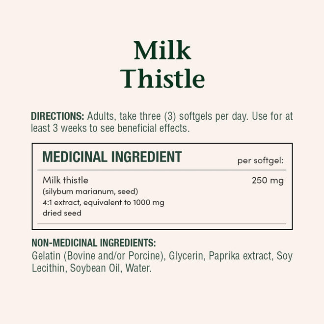 NATURE'S BOUNTY Milk Thistle, 1000 mg, Helps Support Liver Function, 200 Softgels, 229 g 🍁 All In One Marketplace Canada