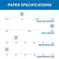Hammermill A4 Paper, 20 lb Copy Paper (210mm x 297mm) - 1 Ream (500 Sheets) - 92 Bright, Made in the USA 🍁 All In One Marketplace Canada