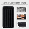 INTEX 64145ED Dura-Beam Standard Pillow Rest Air Mattress: Fiber-Tech – Twin Size – Built-in Electric Pump – 10in Bed Height – 300lb Weight Capacity 🍁 All In One Marketplace Canada