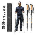 Cascade Mountain Tech Aluminum Adjustable Lightweight Trekking Poles with Cork Grip and Quick Lock for Hiking, Walking and Running in All Terrains 🍁 All In One Marketplace Canada