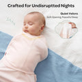 Momcozy Baby Swaddle, Quiet Fastener Swaddle Suitable for Infant 0-3 Months, New-Parent-Friendly Sleep Sack, Reduce Startle Reflex, Newborn Boys Girls Registry Essentials, 2-Pack, Bloom 🍁 All In One Marketplace Canada