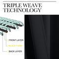 NICETOWN Blackout Curtains 2 Panels for Bedroom- Halloween Thermal Insulated Grommet Blackout Curtains 63 Inches Long for Living Room/Kitchen Rideaux occultants (2 Panels,W42 x L63 -Inch,Black) 🍁 All In One Marketplace Canada