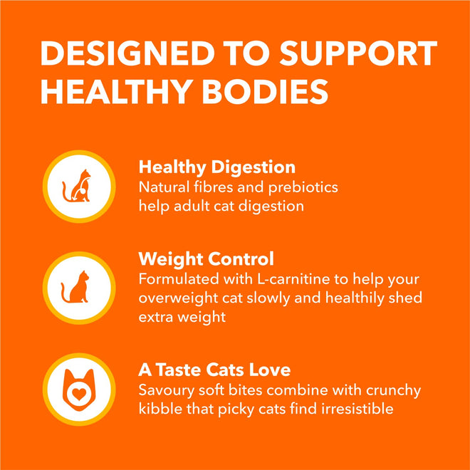 IAMS PROACTIVE HEALTH Indoor Weight & Hairball Care Adult Dry Cat Food – Salmon – 7.26KG (16LB) Bag 🍁 All In One Marketplace Canada