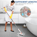 Setsail Floor Scrub Brush, 3-In-1 Tile Tub Floor Scrubber with 52-inch Adjustable Long Handle Shower Cleaner Brush and 3 Detachable Replacement Brush Heads for Cleaning Bathroom Kitchen Walls Tub Tile 🍁 All In One Marketplace Canada