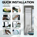 LOVIGA Window Seal for Portable Air Conditioner, 100% Sealing Effect AC Window Seal Vent Kit for Portable Air Conditioner Tumbler Dryer, 25x62~92cm Length Adjustable Waterproof 🍁 All In One Marketplace Canada