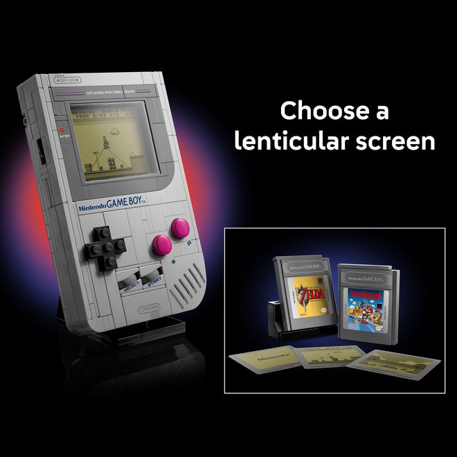 LEGO Super Mario Game Boy - Retro Building Sets for Adults, Ages 18+ - Gifts for Birthdays - Collectible Model with Game Paks and Display Stand - 72046 🍁 All In One Marketplace Canada