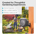 GARDENA 20502-80, Retractable Garden Hose Reel 75' x 1/2" Hose, Wall Mounted, Automatic Retraction & Length Lock for Easy Watering. Heavy Duty Swivel Bracket 180°, Includes Nozzle. Made in Europe 🍁 All In One Marketplace Canada