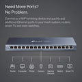 TP-Link 16 Port Gigabit Ethernet Network Switch, Desktop and Wall-Mount, Fanless, Sturdy Metal with Shielded Ports, Traffic Optimization, Unmanaged, Limited Lifetime Protection (TL-SG116) 🍁 All In One Marketplace Canada
