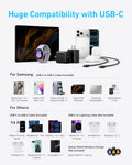 Anker 45W USB C Charger Block, PPS Fast Charger with USB-C Cable for iPhone 17/16/15 and More Series, iPad, Galaxy S24 Ultra (2-Pack 5 ft Cable Included) 🍁 All In One Marketplace Canada