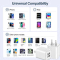 USB Charger Block, 2 Pack Dual Port USB Wall Plug 2.1A Power Adapter Charging Block for Phone 14 13 12 11 Pro Max SE XS XR X 8 7 6 Plus, Pad, Galaxy, Tablet, Android Phone 🍁 All In One Marketplace Canada