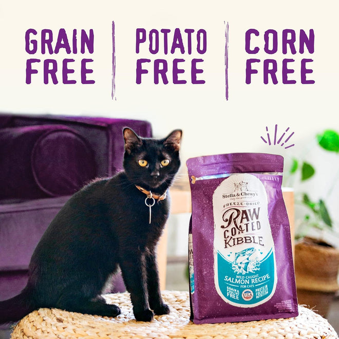 Stella & Chewy’s Raw Coated Premium Kibble Cat Food – Grain Free, Protein Rich Meals – Cage-Free Chicken Recipe – 1.13 kilograms 🍁 All In One Marketplace Canada
