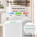 Dehumidifier for Basement with Drain Hose Max 34 Pints, KNKA 2500 Sq.Ft Dehumidifiers for Home, Large Room, Bathroom, Three Operation Modes, Intelligent Humidity Control, Dry Clothes, 24HR Timer 🍁 All In One Marketplace Canada