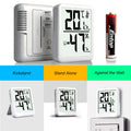 Ayawiss Room Thermometer Indoor Hygrometer with Celsius/Fahrenheit (℃/℉) Switch, Humidity Meter Gauge Digital Temperature and Humidity Sensor Monitor for Home Pets Plants - AAA Battery Included 🍁 All In One Marketplace Canada