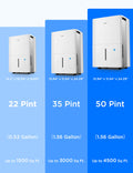 Midea Dehumidifier for Basement, Energy Star, WiFi Enabled, 22 Pint DOE 🍁 All In One Marketplace Canada