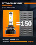 SEALIGHT 9005 LED Headlight Bulb, 40000 Lumens 800% Brightness, HB3 High Beam LED Light Bulbs, 6000K Cool White, 9005 Halogen Replacement, Plug and Play, IP67 Waterproof, Pack of 2 🍁 All In One Marketplace Canada