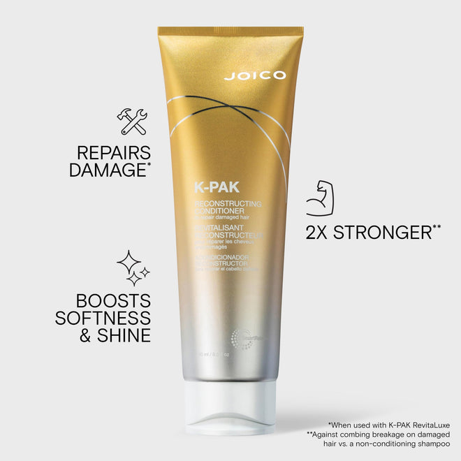 Joico K-PAK Daily Reconstructing Conditioner, Heat Protectant, Moisturizing Cleansing, Repair Damaged Hair, with Keratin and Primrose Oil, Sulfate-Free 🍁 All In One Marketplace Canada