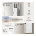 TP-Link BE3600 WiFi 7 Range Extender (RE235BE), Dual Band Signal Booster for Home, up to 3.6 Gbps, 2.5G Ethernet Port, EasyMesh/OneMesh Support, Access Point Mode, Compatible with All WiFi Routers 🍁 All In One Marketplace Canada