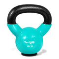 Yes4All Vinyl Coated Kettlebell with Protective Rubber Base, Strength Training Kettlebells for Weightlifting, Conditioning, Strength & Core Training (10 lbs - Mint) 🍁 All In One Marketplace Canada