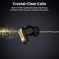 Monster N-Lite 217 Wireless Earbuds, Immersive Stereo Sound, Bluetooth 6.0 in-Ear Headphones, Built-in Smart Noise Cancelling Mic for Clear Calls, Comfortable Fit, 32H Playtime, IPX6 Waterproof, Black 🍁 All In One Marketplace Canada