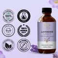 AVD Organics Lavender Essential Oils 100ml | 100% Pure & Natural Lavender Oil Skin | Massage, Aromatherapy, Diffuser, Laundry & Meditation | 3.38 fl. oz 🍁 All In One Marketplace Canada