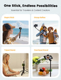 ANXRE 67.7" Photographic Tripod Stand with Light, NT99 Tripod Stand for Cell Phone & Camera & Gopro, Travel Stand Holder with Remote for Content Creator Video Recording 🍁 All In One Marketplace Canada