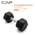CAP Barbell 25 lb Rubber Coated Hex Dumbbell 🍁 All In One Marketplace Canada