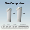 Owala FreeSip Sway Insulated Stainless Steel Water Bottle with Two-Way Spout, Built-In Straw and Bucket Handle, Made for Travel, School, and Sports, 40oz, BPA Free, Leak Proof, Iced Breeze 🍁 All In One Marketplace Canada