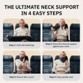 trtl Travel Pillow - Airplane Pillow for Neck and Shoulder Support - Soft, Lightweight, Machine-Washable Travel Pillows for Airplanes - Black 🍁 All In One Marketplace Canada